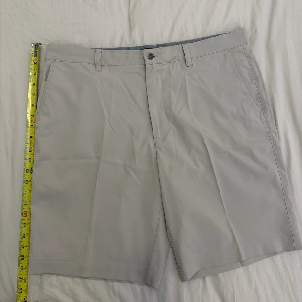 Callaway Light Gray Flat Front Shorts